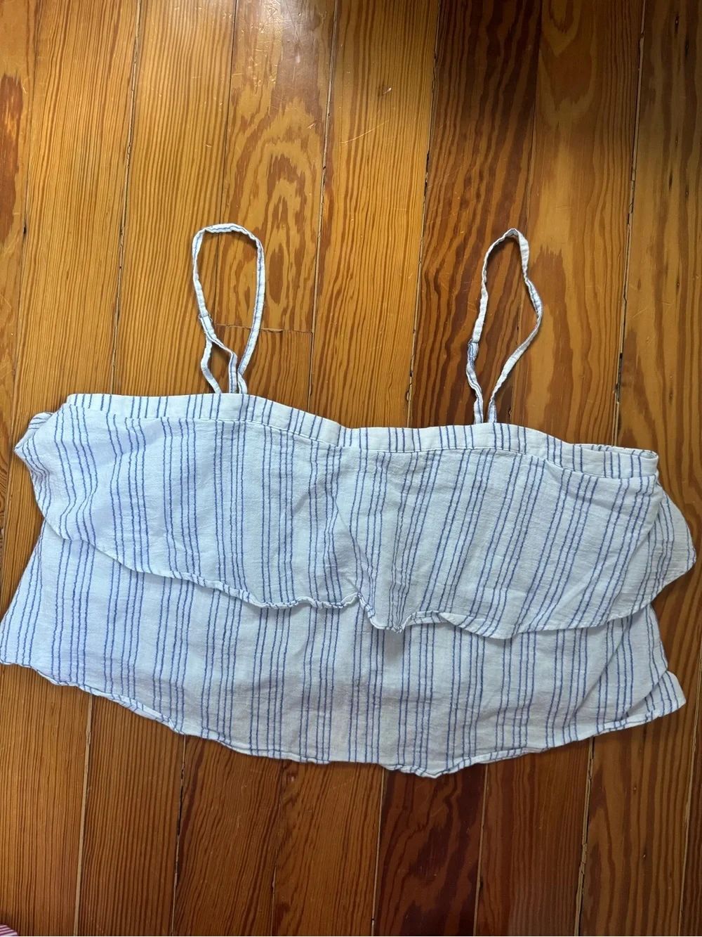Avec Les Filles Striped Tank Top